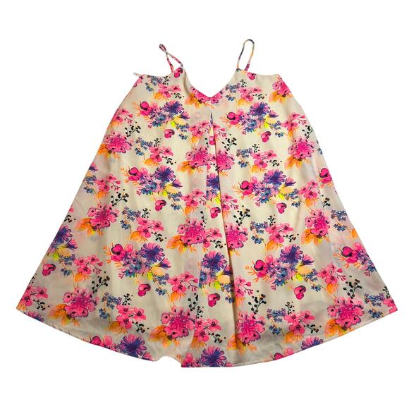 Romeo & Juliet Couture Sleeveless Floral Print A-Line Mini Dress Size Small - Picture 1 of 10